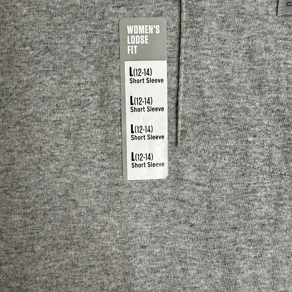 Carhartt Women's Loose Fit Pocket Tee L Gray Short Sleeve Cotton Workwear - Picture 4 of 7